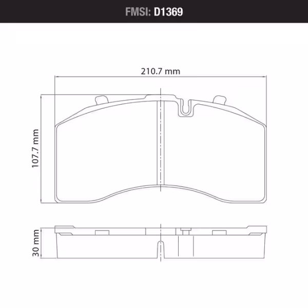 OTR ADB22X,SK7 Air Disc Brake Pad - Image 2