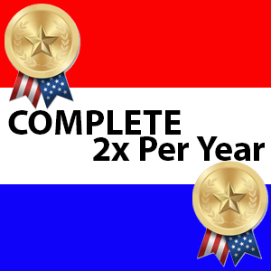 Complete 2x Per Year - Pay Once