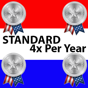 Standard 4x Per Year